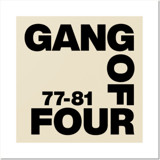 GANG OF FOUR 77-81 CLEAN Posters and Art